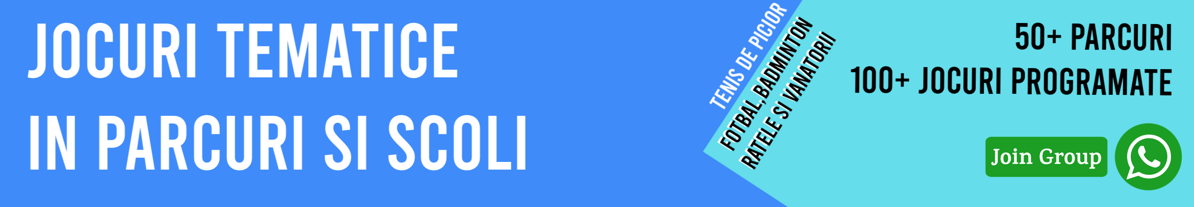 jocuri programate in parc 