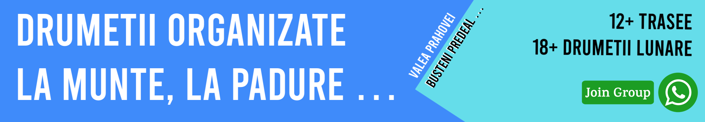 drumetii organizate lunar